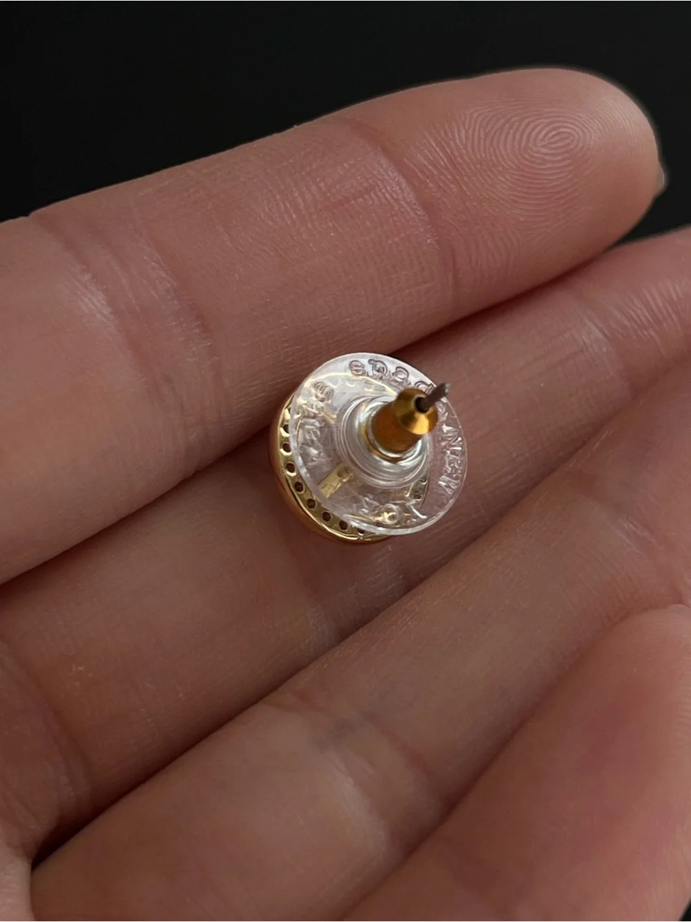 Single earring- That Sparkle Pave Round Large Stud Earrings
